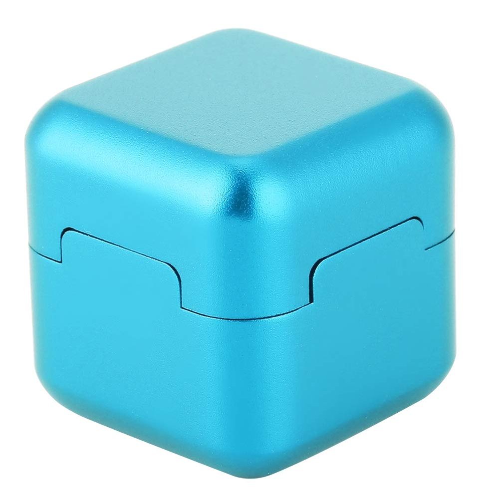 Sunicon Billiard Chalk Holder, Aluminum Portable Mini Cue Tip Chalk Holder Billiard Pool Chalks Carrier Case (Blue)