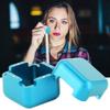 Sunicon Billiard Chalk Holder, Aluminum Portable Mini Cue Tip Chalk Holder Billiard Pool Chalks Carrier Case (Blue) view 2