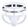 JOCKMAIL Men's Thong G-String Underwear Mens Sexy Jockstrap Breathable Underwear Gym Jock strap (US, Alpha, Medium, Regular, Regular, Rose+White) view 4