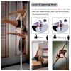 Dance Pole Portable Dancing Pole Dancer Poles for Home Spinning Static, Floor to Ceiling Stripper Poles/Adjustable Rotating Exercise Trainer for Apartment Bedroom Party Club Pole Dancing & Fly Dance, view 4