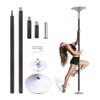 Spinning Pole Portable Removable Silicone Dance Pole - Adjustable Height Spinning Dancing Pole for Home Club Bar Gym Exercise, Complete Set Stripper Pole for 8ft 9ft 10ft 11ft 12ft High Ceilings, Load view 1