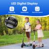 Caroma Electric Scooter for Kids Ages 10-14, 150W Motor & 10 Mph, 80 Mins Ride Time, Adjustable Height & Speed, LED Display & Colorful Lights, Kids Electric Scooter, Ideal Gifts for Boys and Girls view 4