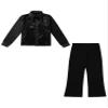 Aislor Kids Boys Sparkle Long Sleeve Shirt Blouse with Pants Set Hip Hop Jazz Street Disco Performance Costume Dancewear Black 14 Years view 3