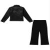 Aislor Kids Boys Sparkle Long Sleeve Shirt Blouse with Pants Set Hip Hop Jazz Street Disco Performance Costume Dancewear Black 14 Years view 4