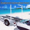 2PCS Boat Trailer Guide, 60" Adjustable Trailer Guide Poles, Rustproof Galvanized Steel Trailer Guide, Trailer Guides with PVC Pipes Without Light view 4