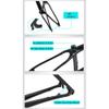 TUJISEK 15''/17''/19'' Mountain Bikes Frame Carbon Fiber Hardtail Mountain Bikes Frame QR 135mm Disc Brake XC Frame for 27.5 29er Wheels Internal Routing Bicycles Frame(Matte Black,19'') view 4