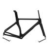 TUJISEK Carbon Fiber Frameset 700C Road Bikes Frame with Fork Disc Brake 46CM/48CM/50CM/52CM/54CM Break Wind Frame Thru Axle Routing Internal for XC Racing(54CM) view 1