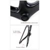 TUJISEK Carbon Fiber Frameset 700C Road Bikes Frame with Fork Disc Brake 46CM/48CM/50CM/52CM/54CM Break Wind Frame Thru Axle Routing Internal for XC Racing(54CM) view 3