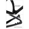 TUJISEK Carbon Fiber Frameset 700C Road Bikes Frame with Fork Disc Brake 46CM/48CM/50CM/52CM/54CM Break Wind Frame Thru Axle Routing Internal for XC Racing(54CM) view 4