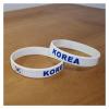 JCUIYyo 2pcs South Korea National Flag Wristbands Sports Silicone Bracelet Rubber Band Patriotic Commemorative Accessory view 3
