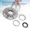 Zyyini 6 Speed Cassette, Stainless Steel Aluminum Alloy 6 Speed Cassette,Cycling Replacement Part view 2