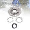 Zyyini 6 Speed Cassette, Stainless Steel Aluminum Alloy 6 Speed Cassette,Cycling Replacement Part view 4