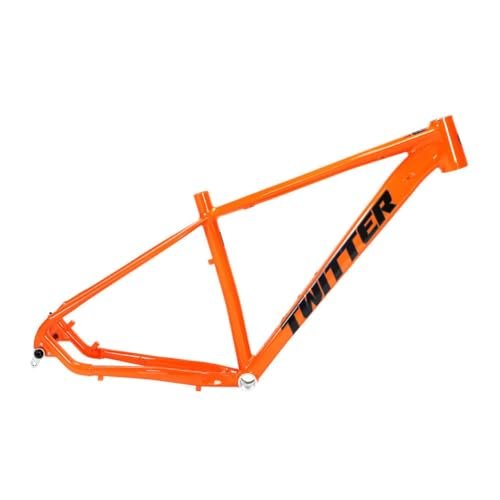 TUJISEK 27.5 29er Mountain Bikes Frame Aluminum Alloy Boost Thru Axle 12 * 148mm Mountain Bikes Frame 15''/17''/19'' Disc Brake XC Frame Internal Routing(Orange,19'')