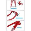 TUJISEK 27.5 29er Mountain Bikes Frame Aluminum Alloy Boost Thru Axle 12 * 148mm Mountain Bikes Frame 15''/17''/19'' Disc Brake XC Frame Internal Routing(Orange,19'') view 4