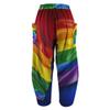 Sipumia Women's Loose LGBT Gay Pride Rainbow Printed Harem Pants Hippie Palazzo Pants Boho Joggers Yoga Clothes Colour16 L view 4