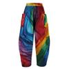 Sipumia Women's Loose LGBT Gay Pride Rainbow Printed Harem Pants Hippie Palazzo Pants Boho Joggers Yoga Clothes Colour05 4XL view 3