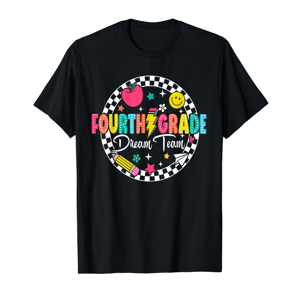 Fourth Grade Dream Team Bruh Back To School Tour (ON BACK) T-Shirt