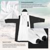 Catalonia Swim Parka for Men Women, Oversized Waterproof Surf Coat, Warm Sherpa Lined Swim Jackets, Oversized Hooded Changing Surf Poncho view 3