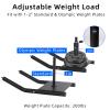 CEPHKY Weight Sled, Workout and Fitness Pull Sled, Metal Football Sled Drag Training Equipment for Strength and Speed Improvement, Easily Through Obstacles, Suitable for 1" & 2" Weight Plate - Black view 3
