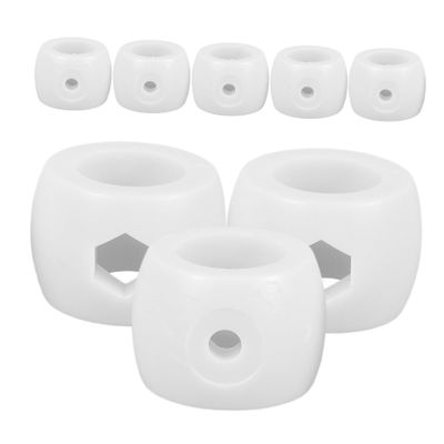 PAMINGONO 8pcs Table Soccer Rod Stop Rings Durable Plastic Foosball Locator Positioners for Precise Gameplay Control Replacement Parts for Foosball Tables