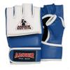 Premium Leather MMA Amateur Competition Gloves: Durable, Stylish Gear for Versatile Usage in Training and Competition, Blue, Large view 1