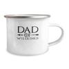 AMISK CREATIVES Dad Enamel Camping Mug Gift Dad Of Wildlings For Fathers Day Men Birthday Gift view 2