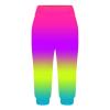 TANGNADE Women's Capri Pants Loose Drawstring High Waisted Sweatpants Lounge Pants Running Gym Short Pants Pockets Capri Pants for Women Stretch Multicolor M view 3