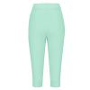 Women's Sweatpants Capri Pants Cropped Jogger Running Loose Lounge Pants Drawstring Waist with Pockets Capris Pants for Women Green 2X view 4