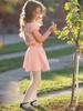 Comfyouth Girls Skirts Casual Mini Flare Pleated Skirt with Shorts High Waisted Skater Skirt A Line Skorts Pink view 2