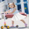 Comfyouth Girls Skirts Casual Mini Flare Pleated Skirt with Shorts High Waisted Skater Skirt A Line Skorts White view 3