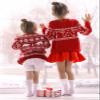 Comfyouth Girls Skirts Casual Mini Flare Pleated Skirt with Shorts High Waisted Skater Skirt A Line Skorts Red view 3