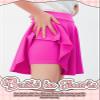 Comfyouth Girls Skirts Casual Mini Flare Pleated Skirt with Shorts High Waisted Skater Skirt A Line Skorts Hot Pink view 2