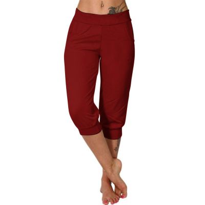 TANGNADE Prime Shopping Online Women's Sweatpants Yoga Lounge Loose Casual Pants Bottom Sweat Pants for Women with Pockets Sports Clothes Jogger Pants for Women Wine S
