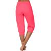 Women's Sweatpants Yoga Lounge Loose Casual Pants Bottom Sweat Pants for Women with Pockets Sports Clothes Plus Size Hiking Pants Women Hot Pink 2X view 4