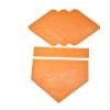 Trigon Sports Complete 5 Piece Orange Throw-Down Base Set, Includes 3 Bases, Home Plate, and Pitching Rubber. view 1