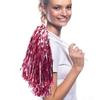 Anderson's Metallic Pink Foil Textured School Spirit Shakers, Cheerleader Pom Poms, Football, Basketball, Homecoming, Squad, Team, Party, Dance, Club, Performance, Fan Celebration Pack of 10 view 2