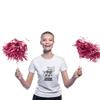 Anderson's Metallic Pink Foil Textured School Spirit Shakers, Cheerleader Pom Poms, Football, Basketball, Homecoming, Squad, Team, Party, Dance, Club, Performance, Fan Celebration Pack of 10 view 3