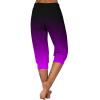 Day Clearance Prime Women's Capri Pants Loose Drawstring High Waisted Sweatpants Lounge Pants Running Gym Short Pants Pockets Womens Capris for Summer Purple 2X view 2