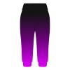 Day Clearance Prime Women's Capri Pants Loose Drawstring High Waisted Sweatpants Lounge Pants Running Gym Short Pants Pockets Womens Capris for Summer Purple 2X view 4