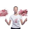 Anderson's Metallic Maroon and White Foil Textured School Spirit Shakers, Cheerleader Pom Poms, Football, Basketball, Homecoming Squad, Team, Party, Dance, Club, Performance, Celebration Pack of 10 view 3