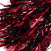 Anderson's Metallic Red and Black Foil Textured School Spirit Shakers, Cheerleader Pom Poms, Football Basketball Homecoming, Squad, Team, Party, Dance, Club, Performance, Fan Celebration Pack of 10 view 4