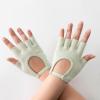 Ralondbey 1 Pair Silicone Antislip Five Finger Workout Glove Weight Training Glove Gym Glove Weightliftings Glove for Women Man view 4