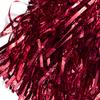 Anderson's Metallic Maroon Foil Textured School Spirit Shakers, Cheerleader Pom Poms, Football, Basketball, Homecoming, Squad, Team, Party, Dance, Club, Performance, Fan Celebration Pack of 10 view 4