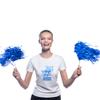 Anderson's Metallic Royal Blue Foil Textured School Spirit Shakers, Cheerleader Pom Poms, Football, Basketball, Homecoming, Squad, Team, Party, Dance, Club, Performance, Fan Celebration Pack of 10 view 3
