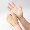 Ralondbey 1 Pair Silicone Antislip Five Finger Workout Glove Weight Training Glove Gym Glove Weightliftings Glove for Women Man, Black view 3