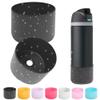 2PCS Silicone Water Bottle Boot for Owala 14/16oz 24oz 32oz 40oz,Anti-Slip Protective Sleeve Bottom Bumper Protector for FreeSip, Twist, and Flip Water Bottles (Glitter Black, 24oz) view 1