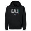 500 LEVEL LaMelo Ball Charlotte Hornets Men's Hoodie Sweatshirt - LaMelo Ball Charlotte Hornets Elite WHT (Black, Large) view 1