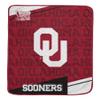 NCAA Oklahoma Sooners Diagonal Ghost Ultra Soft Blanket view 1