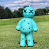 Voodoo Golf Ball Tee Holder | Novelty Keychain Accessory for Bag | Gifts for Men | Fits 3 1/4, 2 3/4, 1 1/2 Tees (TURQUOISE) view 3