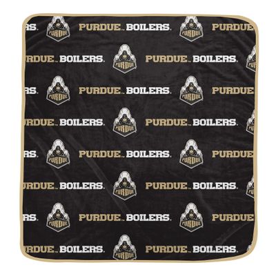 NCAA Purdue Boilermakers Repeat Logo Wordmark Ultra Soft Blanket